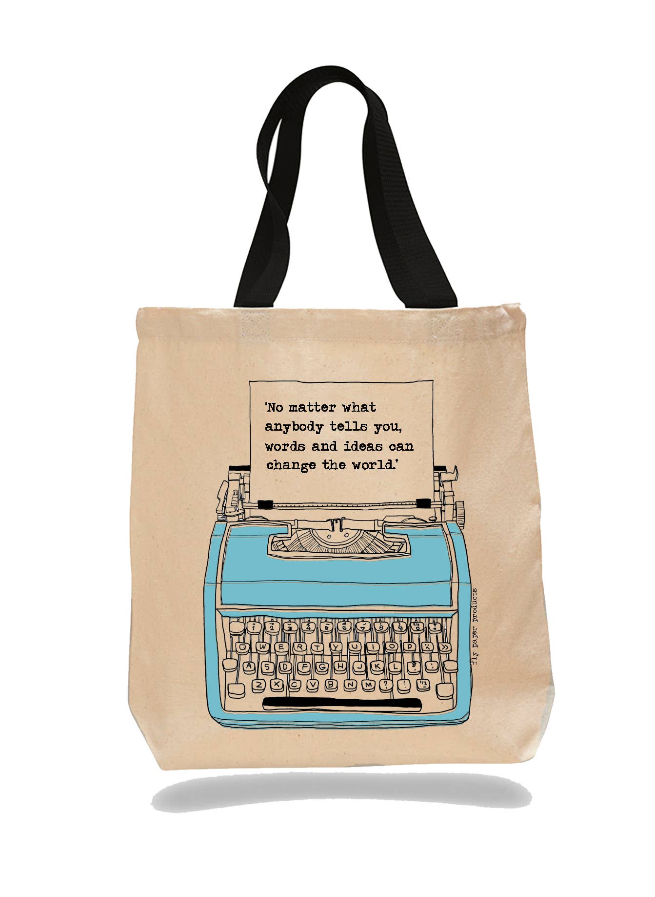 Words and Ideas Can Change the World Inspirational Tote Bag